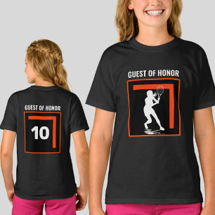 T-shirt Tennis Anniversaire Invité D'Honneur