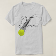 Tennis avec balle de tennis