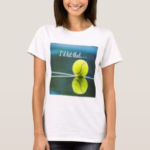 T-shirt Tennis-ball je frappais ce cadeau drôle