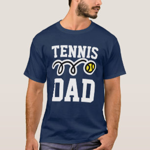 T-shirt Tennis DAD pour papa - cadeau fête des p