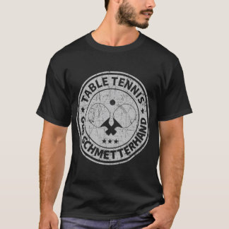 T-shirt Tennis De Table Ancien Papillon En Tenue Pour Tenn