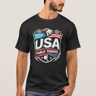 T-shirt Tennis de table aux USA