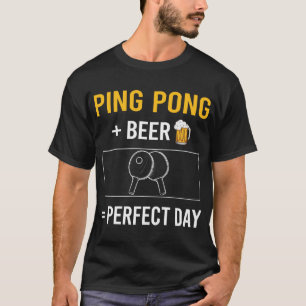 T-shirt Tennis de table de ping-pong de la journée de la b