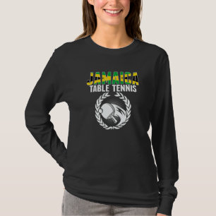 T-shirt Tennis de table jamaïcain Supporter de ping-pong