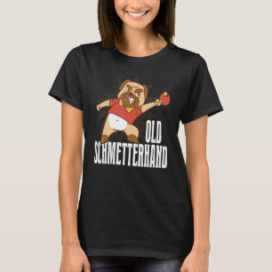 T-shirt Tennis de table Old Schmetterhand Pingpong Outfit 