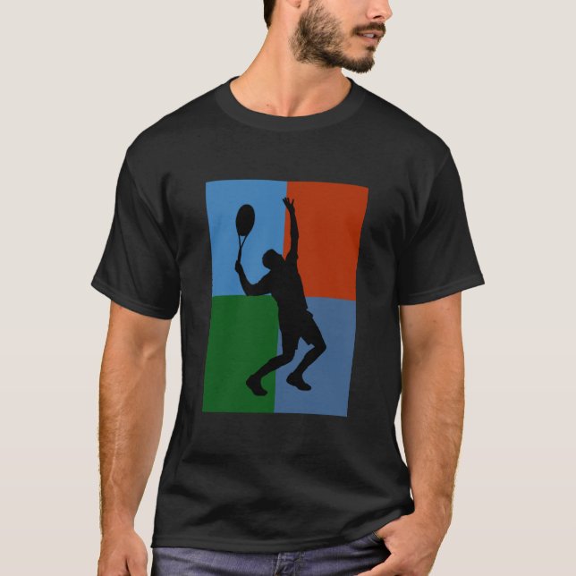 T-shirt Tennis Grand Slam Courts Sert (Devant)