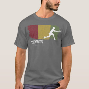 T-shirt Tennis Guinée Drapeau femmes Tennis Joueuse Tenni