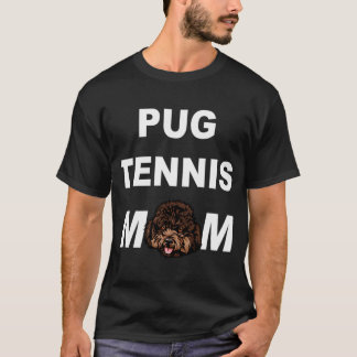 T-shirt Tennis maman carlin typographie citation drôle .