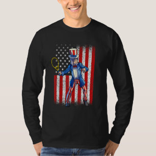 T-shirt Tennis Oncle Sam 4 juillet Hommes Garçon American
