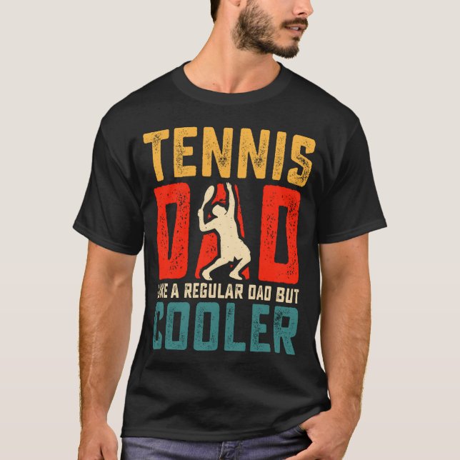 T-shirt Tennis papa Famille du Père (Devant)