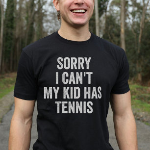 T-shirt Tennis Parent Tennis Maman Papa Drôle
