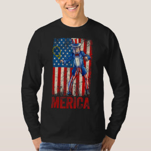 T-shirt Tennis Uncle Sam 4 juillet Boys Hommes Américains 