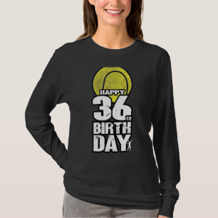 T-shirt Tennis Vintage de 36 ans 36e anniversaire