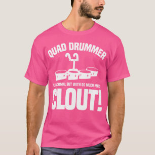 T-shirt Tenor Quad Drums Marching Band Drôle