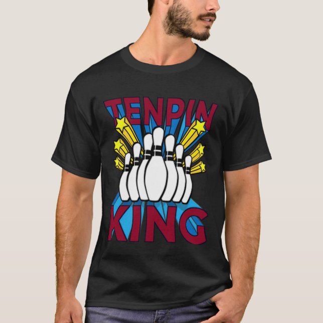 T-shirt Tenpin Bowling King (Devant)
