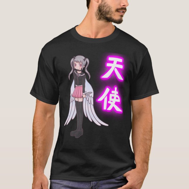 T-shirt TENSHI Angel Anime Jiraikei (Devant)