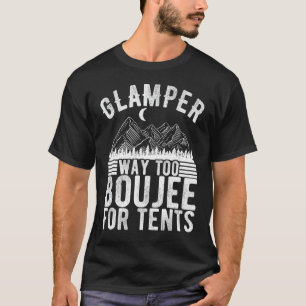 T-shirt Tente de flamme Camping Glamper