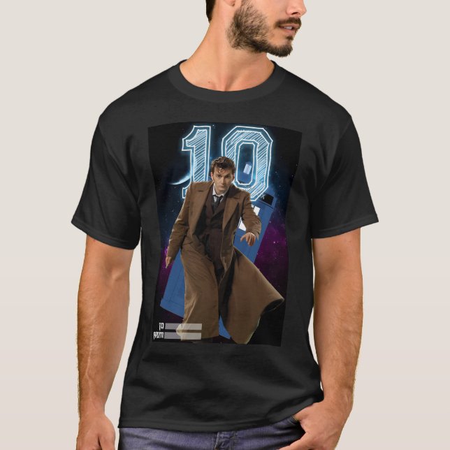 T-shirt Tenth Doctor - Greeting Card (Devant)