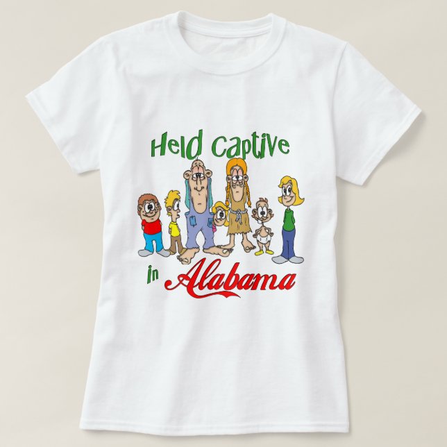 T-shirt Tenu captif en Alabama (Design devant)