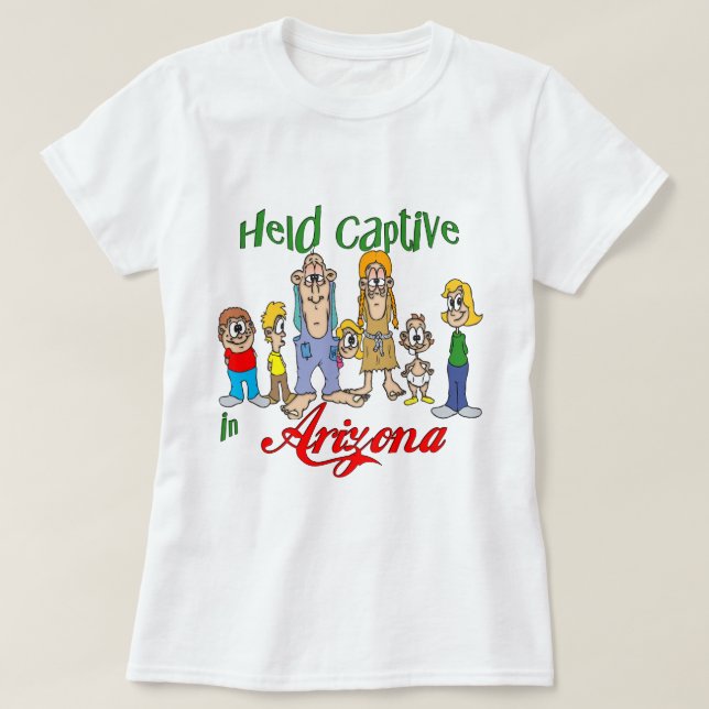 T-shirt Tenu captif en Arizona (Design devant)