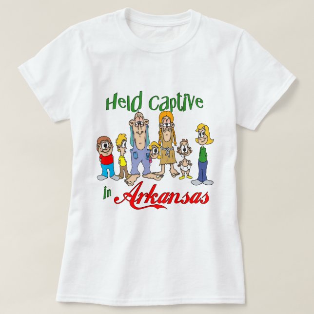 T-shirt Tenu captif en Arkansas (Design devant)
