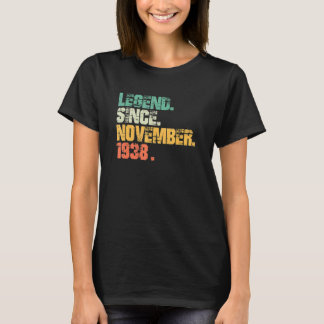T-shirt Tenue 85 ans 85e anniversaire Légende depuis nov