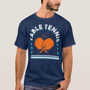 T-shirt Tenue de club de joueur de tennis de table Ping Po