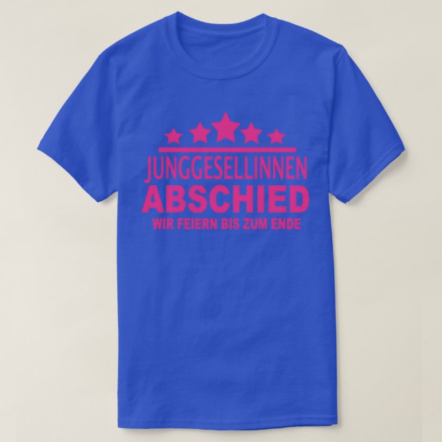 T-shirt Tenue de costume pour enterrement de vie de jeune  (Design devant)