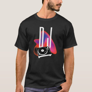 T-shirt Tenue de disc-jockey cool Pult coloré Disco Par