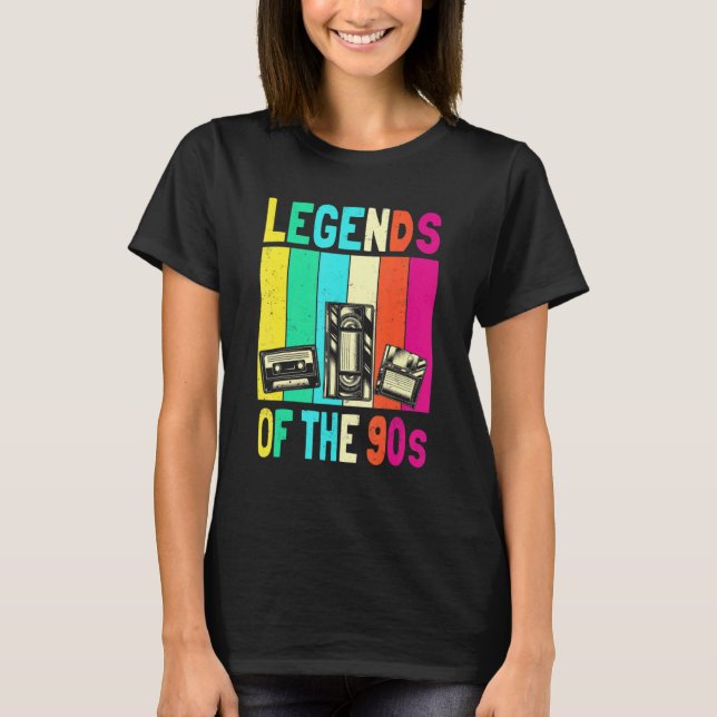 T-shirt Tenue de fête des années 90 pour femmes et hommes  (Devant)