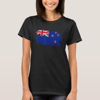 T-shirt Tenue de la Nouvelle-Zélande  Symbole du drapeau d
