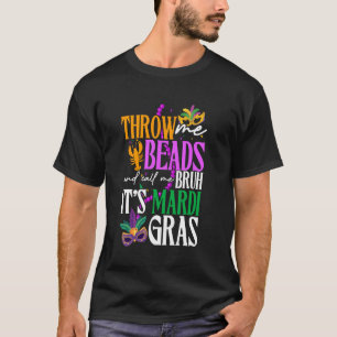 T-shirt Tenue de Mardi Gras drôle pour homme Carnaval défi