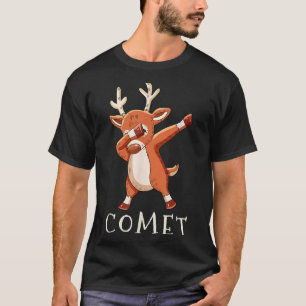 T-shirt Tenue de Noël assortie pour la famille des rennes