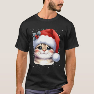 T-shirt Tenue de Noël pour famille avec chat Enfants Chats