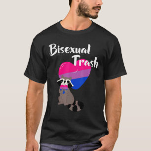 T-shirt Tenue de panda poubelle bisexuel Gay Bi Pride LGBT