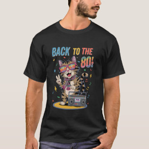 T-shirt Tenue de soirée pour chat Back To The 80's Tenue 8