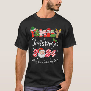 T-shirt Tenue de vacances familiale assortie drôle d'elfe