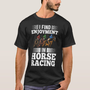 T-shirt Tenue d'équitation Course de chevaux Piste de cour