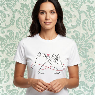 T-shirt Tenue romantique pour couple de la Saint-Valentin