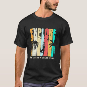 T-shirt Tenue vintage Yoga Explore Life