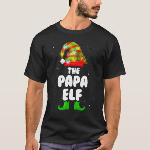 T-shirt Tenues de Noël assorties pour la famille Papa Elf