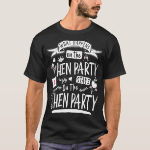 T-shirt Tenues de soirée de enterrement de vie de jeune fi