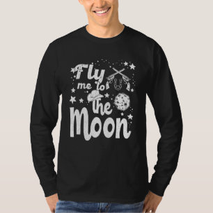 T-shirt Tenues Flying Me To The Moons Musique Country Vint