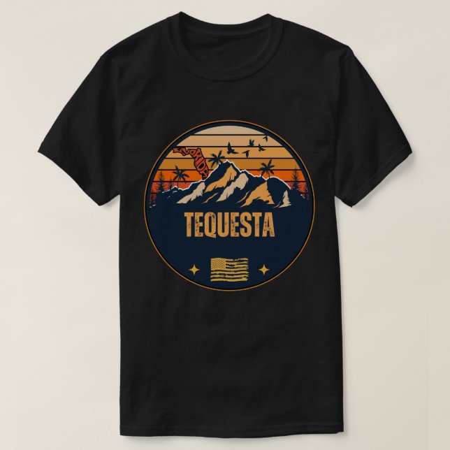 T-shirt Tequesta, Floride (Design devant)
