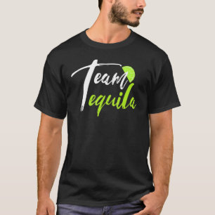 T-shirt Tequila avec costume de groupe de sel de chaux ver