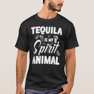 T-shirt Tequila Est Mon Esprit Vêtements Animaux