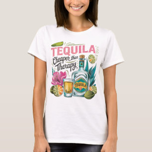 T-shirt Tequila moins chère que la thérapie