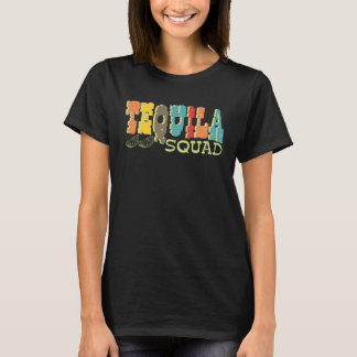 T-shirt Tequila Squad  Cinco De Mayo For Men Women Retro