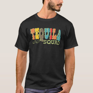 T-shirt Tequila Squad  Cinco De Mayo For Men Women Retro