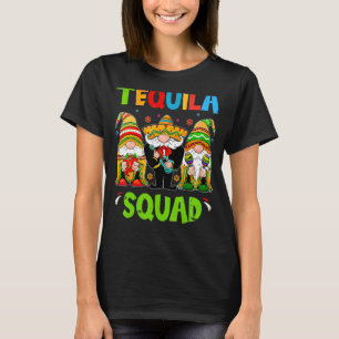 T-shirt Tequila Squad Cinco De Mayo Gnomes Fiesta Me
